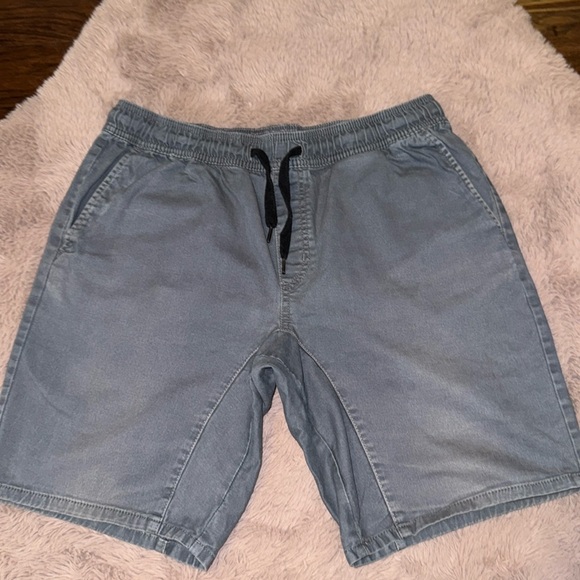 George Other - George [g] men’s casual shorts elastic waistband Blue w/ pockets Medium (32-34)